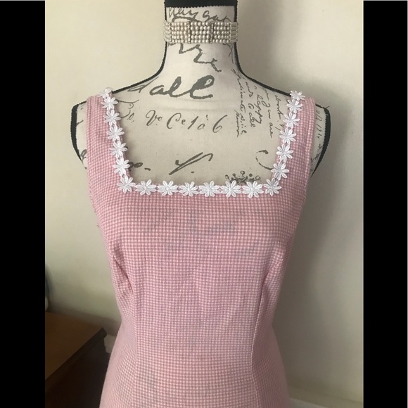 Women’s Sweetheart Square Neck Sleeveless Dress M - Picture 2 of 6